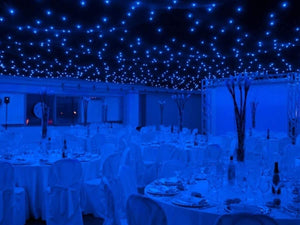 Cielo Stellato Led Kit 100pz Spot da Cartongesso Fredda + Blu (Faretto Trasparente)