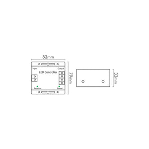 Telecomando touch RF con rotella multicolore per controller RGB