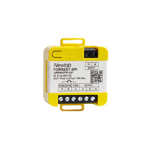 Controller SPI morsetti IN e OUT per bus dati della strip digitale