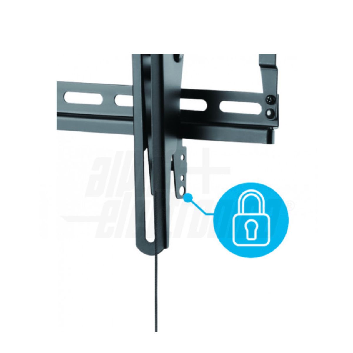 Design bloccabile per protezione antifurto, compatibile con lucchetto (non incluso).