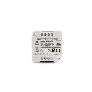 Dimmer strisce led monocolore 12/24V smart WiFi 10A con pulsante