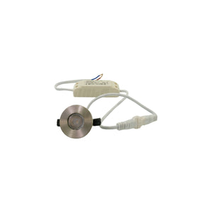 Faretto Led Incasso per Cartongesso 2.5W Angolo 30° 130 Lumen 4000K Alluminio
