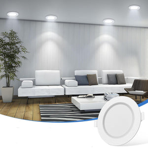 Faretti da Incasso Led Cartongesso 7W Rotondo Tri-White Luca Calda - Naturale - Fredda
