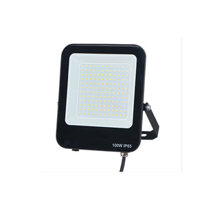 Faro led esterni nero IP65 4000K versione 100W 10000 lumen