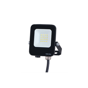 Faro led esterni 10W nero con staffa orientabile