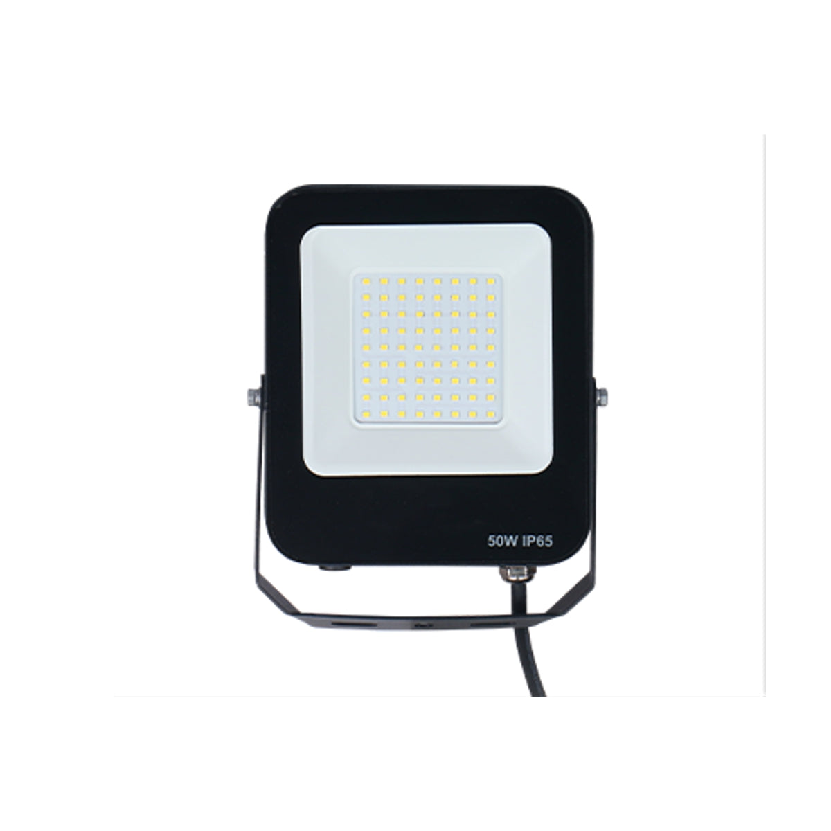 Faro led esterni nero IP65 luce naturale 4000K versione 50W