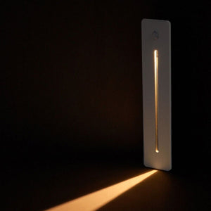 Lame di Luce Led Segnapasso Sensore Pir 3W IP65 Luce Calda Antracite