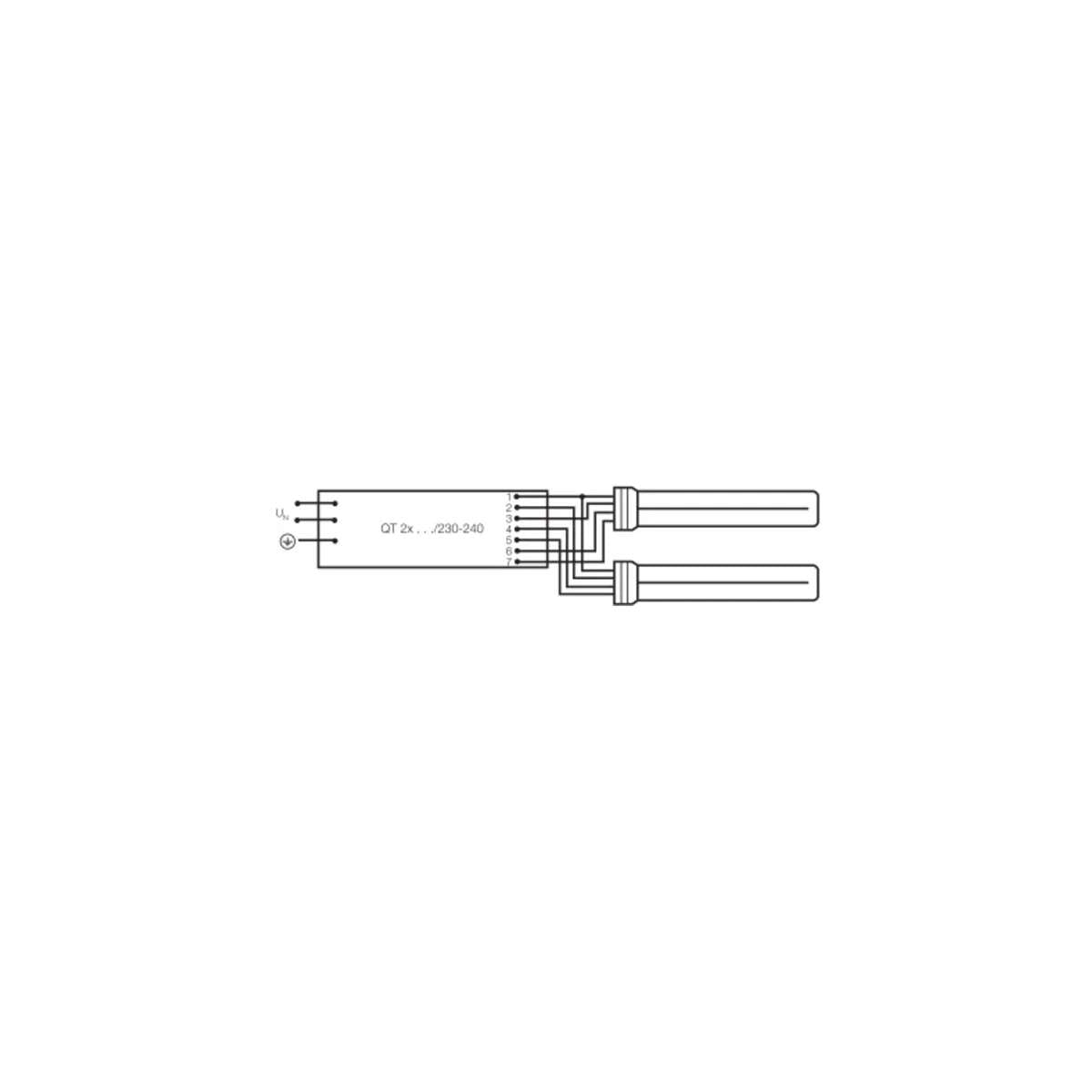 Lampada 2G11 24W 830 Fluorescente Dulux L 4 Pin