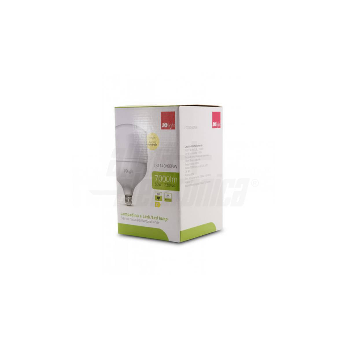 Lampade Led E27 Alta Potenza 50W 7000 Lumen 4000K T140