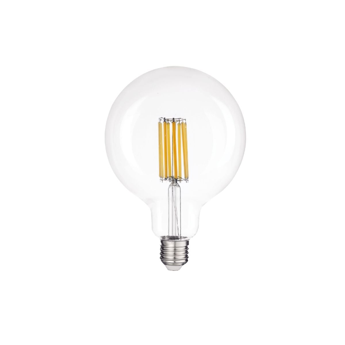 Lampadina Led Globo 12W Trasparente Filamento Luce Calda 125mm