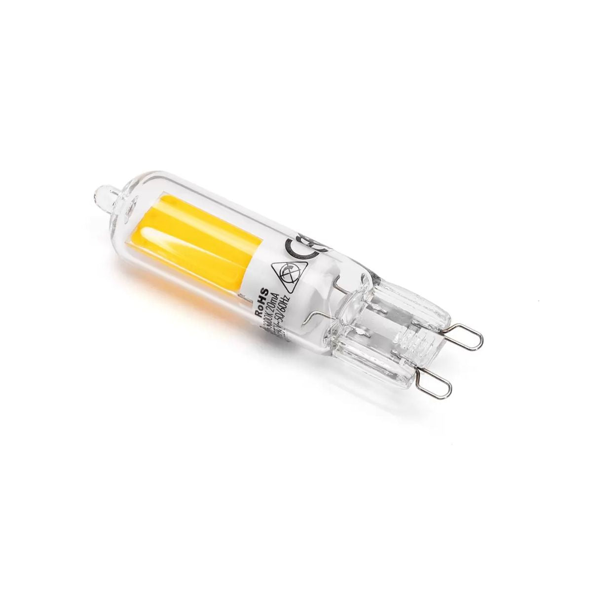 Lampadina Led G9 Capsula 4W COB in Vetro Trasparente Bianco Naturale 4000K