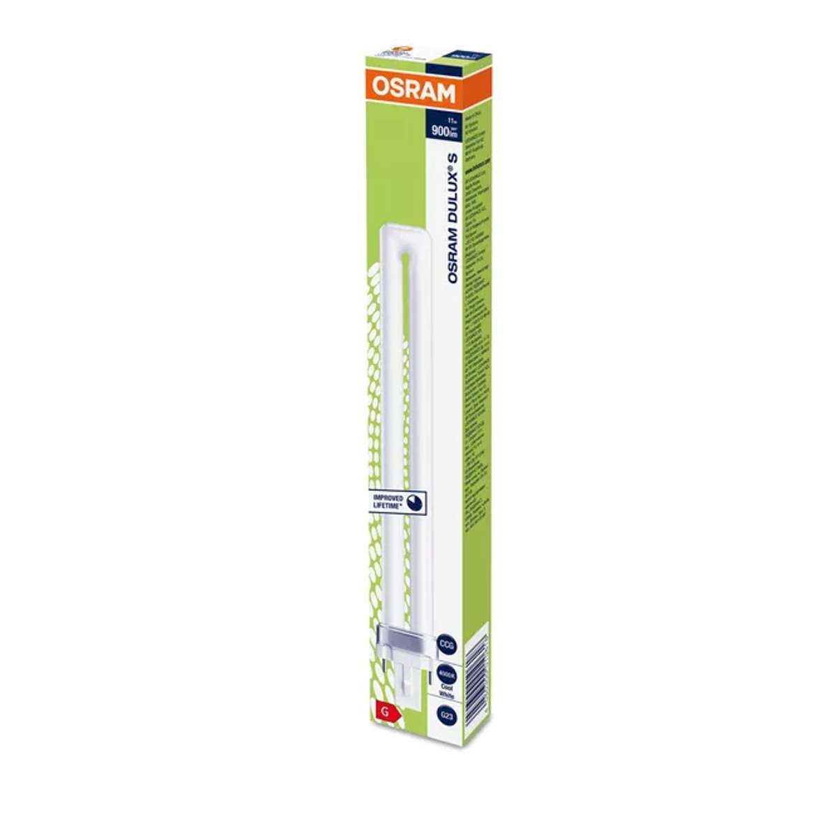Lampadine Fluorescenti G23 11W Osram DULUX S Luce Naturale