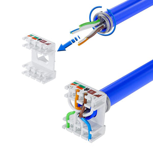 Presa RJ45 Vimar Linea Compatibile Cat.6A Nero
