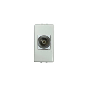 Presa TV Matix Compatibile Maschio Bianco