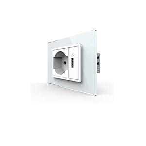 Presa USB Living Now 20W 3A Compatibile Doppia A + C