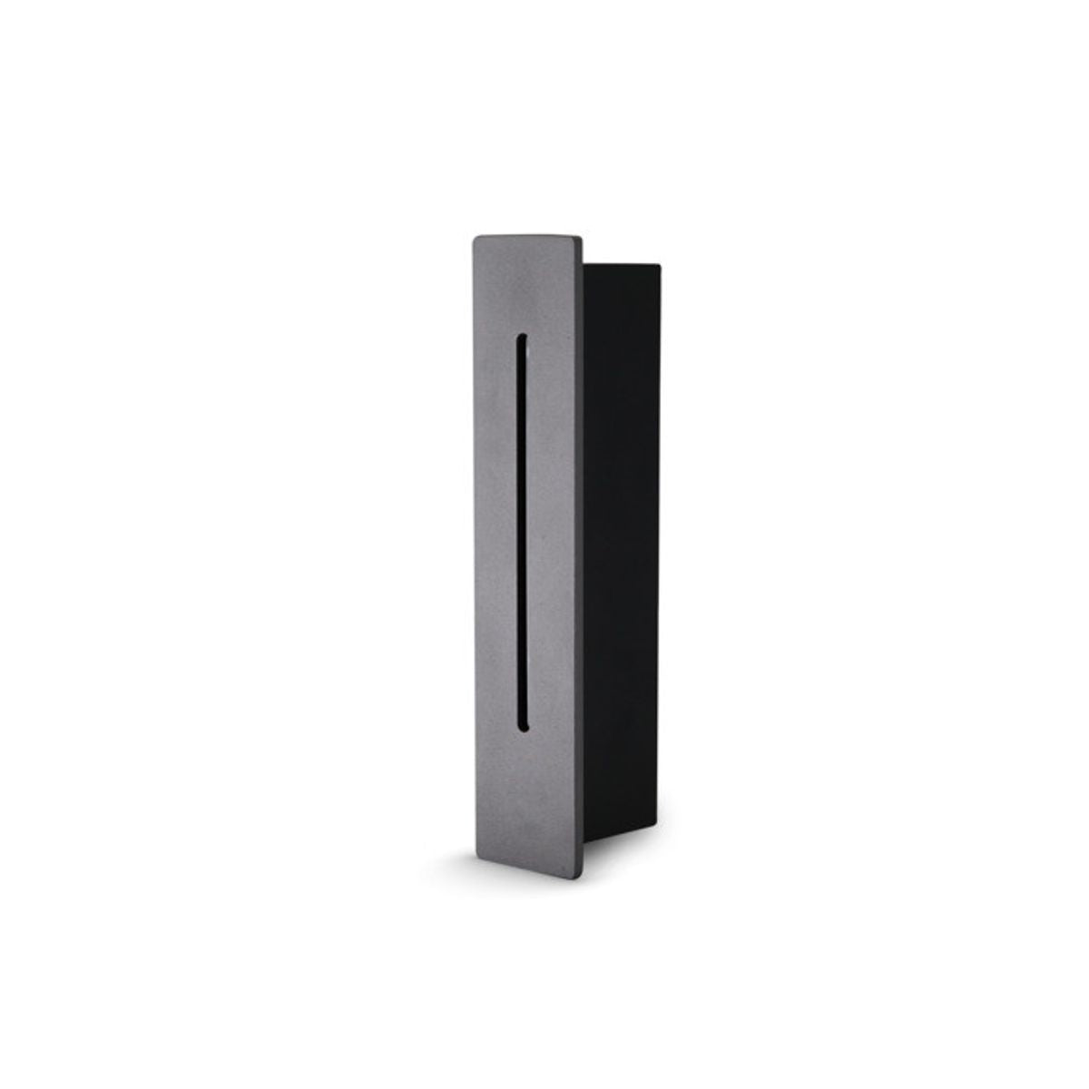 Segnapasso Led Esterno Lama di Luce Antracite 3W IP65 Luce Calda con Cassaforma