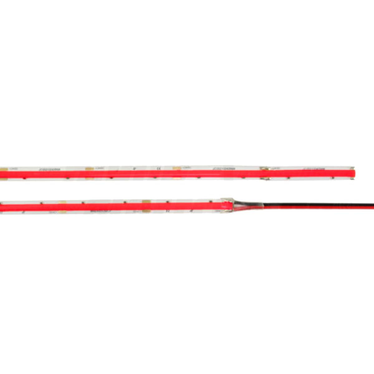 Striscia Led Rossa 24V COB IP20 15W/mt