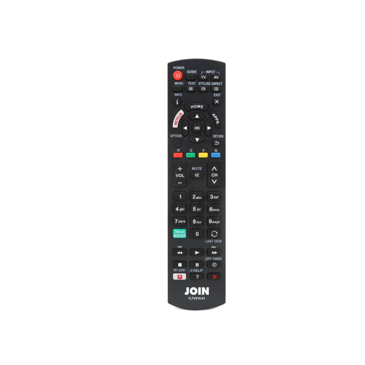 Telecomando TV Panasonic dedicato pronto all'uso tasto Netflix