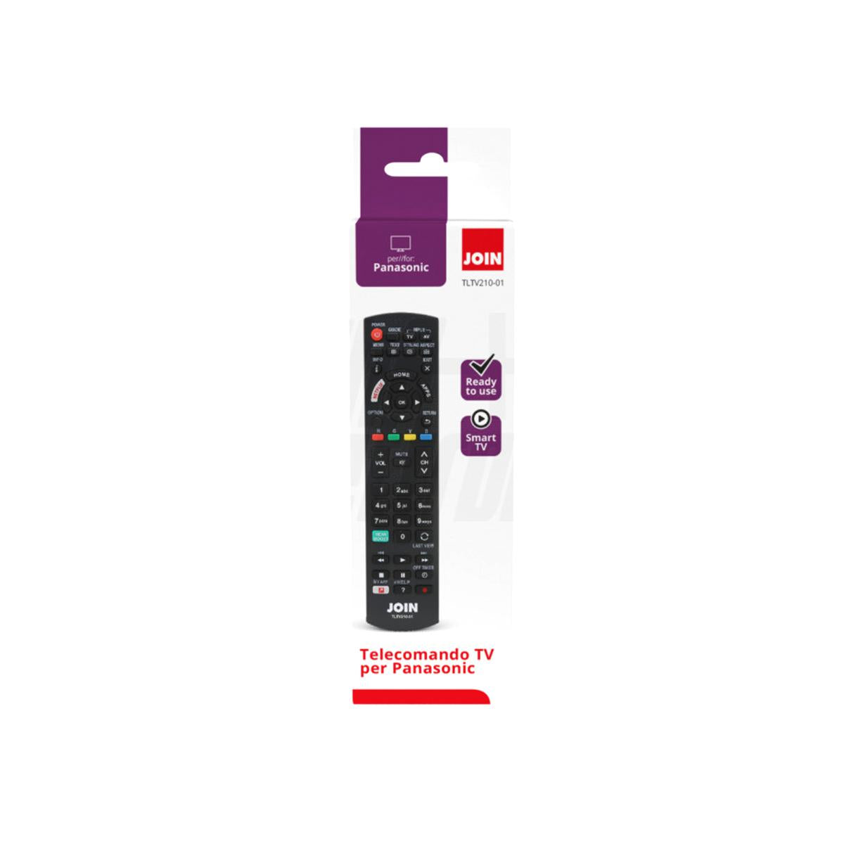 Telecomando TV Panasonic dedicato pronto all'uso tasto Netflix