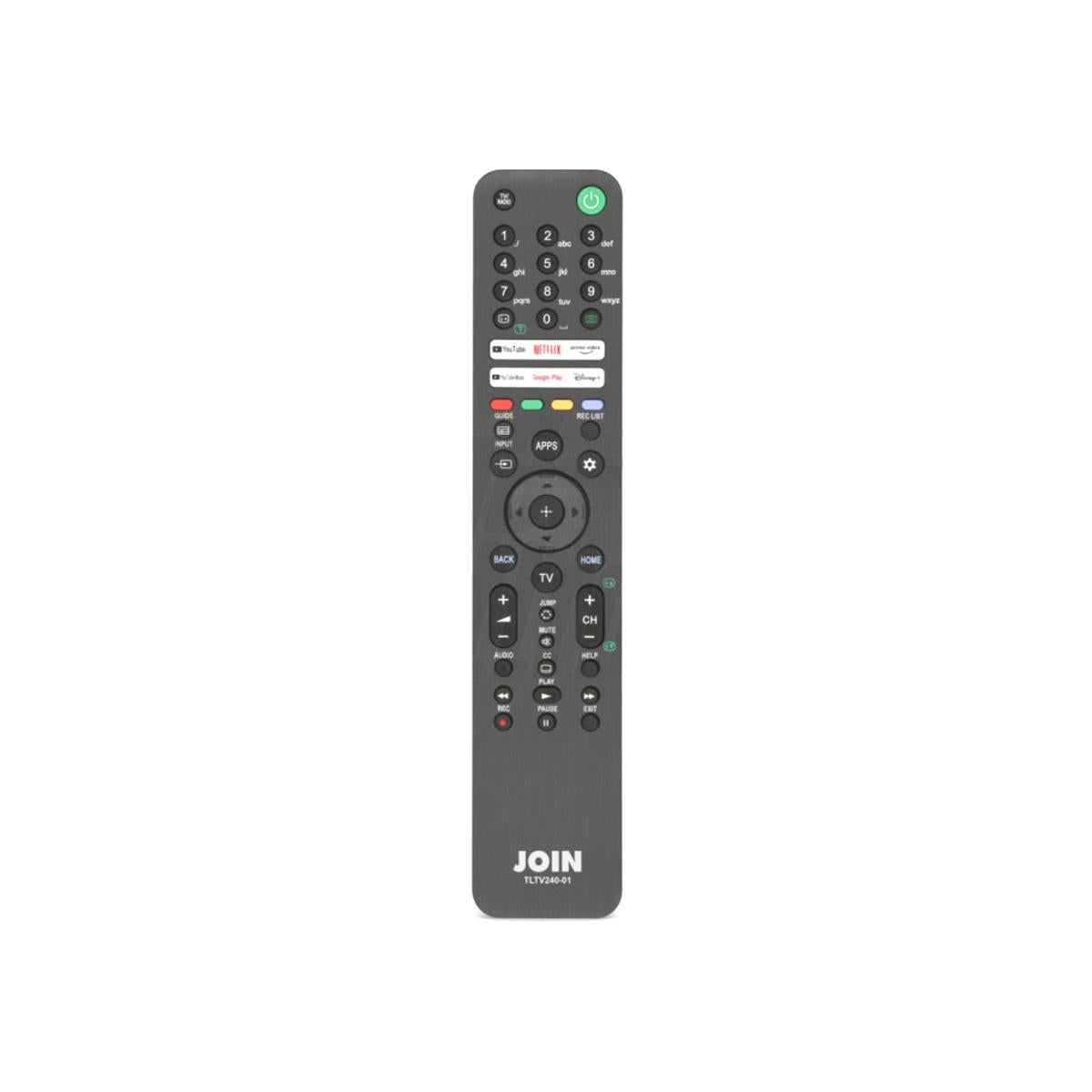 Telecomando per TV Sony Bravia Netflix Prime YouTube Disney+ Google Play