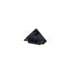 Terminale Tappo di Chiusura per Profilo Angolare JO380/154N - Nero
