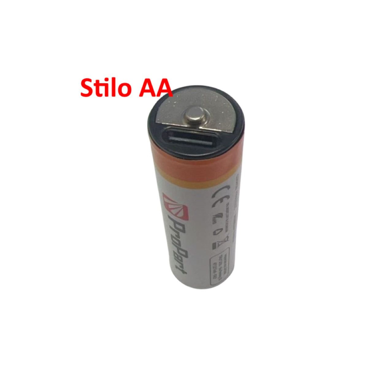 Batterie Stilo AA Ricaricabili USB-C 1.5V 1750mAh - Confezione da 4
