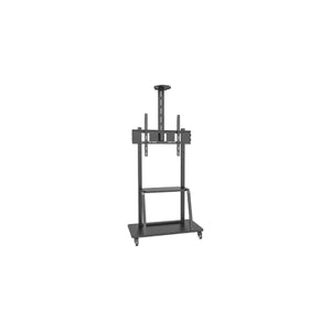 Carrello Porta TV con Ruote 40-100 Pollici VESA 800x600 120 Kg con Ripiani