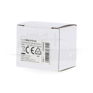 Condensatore 1,5 µF 450V con Cavetti per Motori Monofase