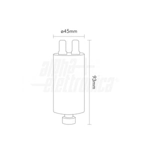 Condensatore 30 µF 450V Faston 6,3 mm Polipropilene per motori