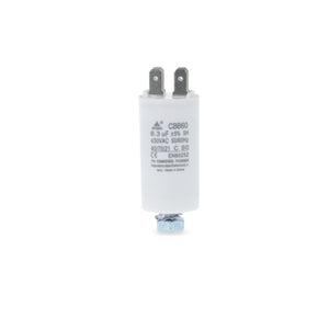 Condensatore 6,3 µF 450V Faston 6,3 mm — Polipropilene per motori
