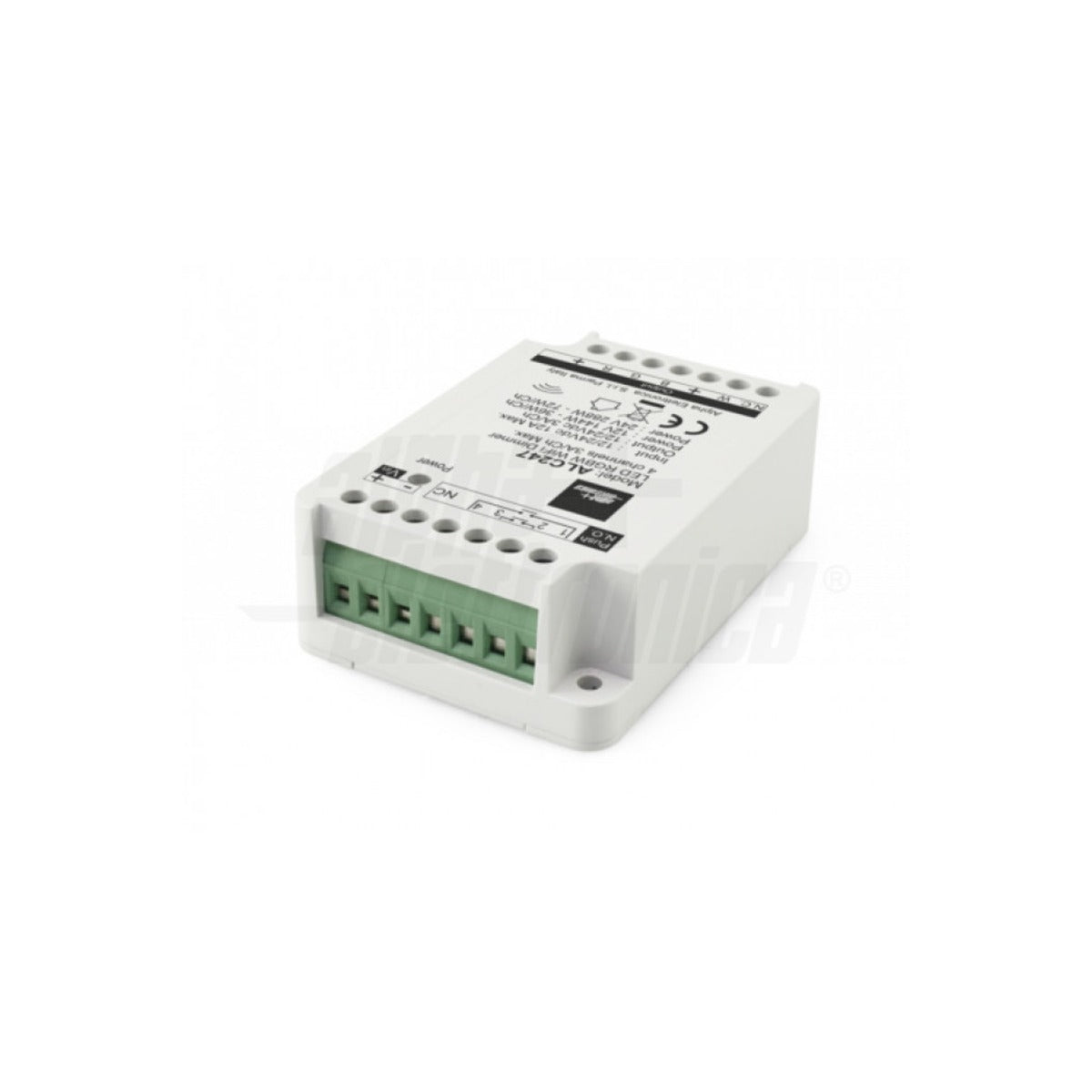 Dimmer LED Controller RGBW 12/24V WIFI 12A 4 Canali App e Pulsante