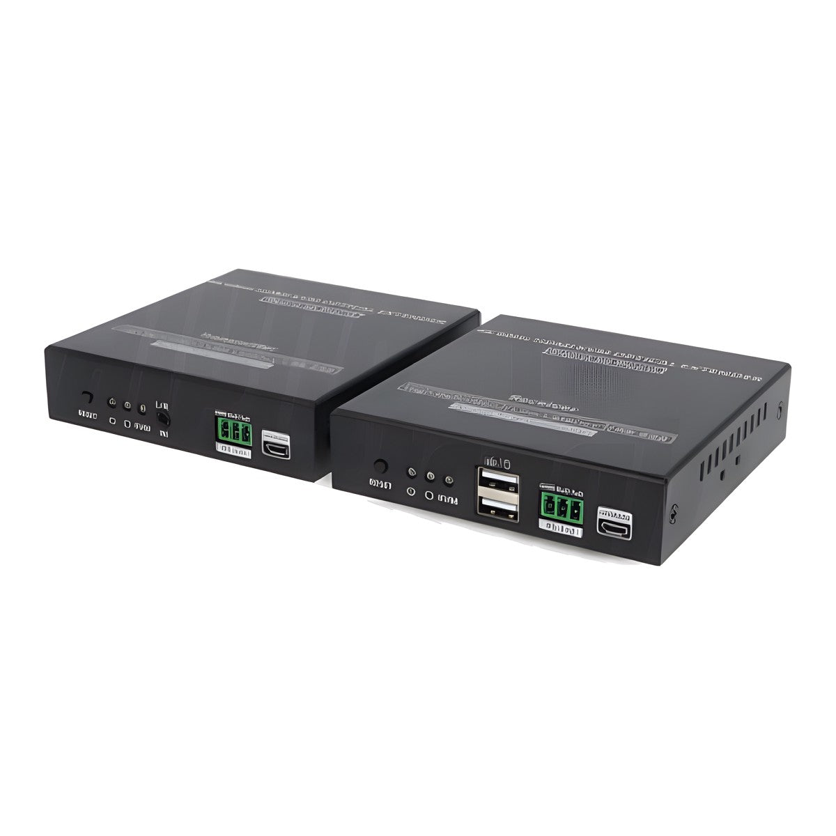 Extender HDMI Fibra Ottica 4K 60Hz KVM USB 40 km Monomodale SFP LC con Loop Out