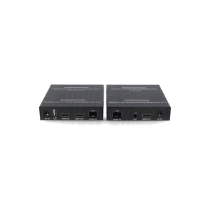Extender HDMI su Fibra Ottica 1080p KVM USB 40 km Monomodale SFP LC con Loop Out