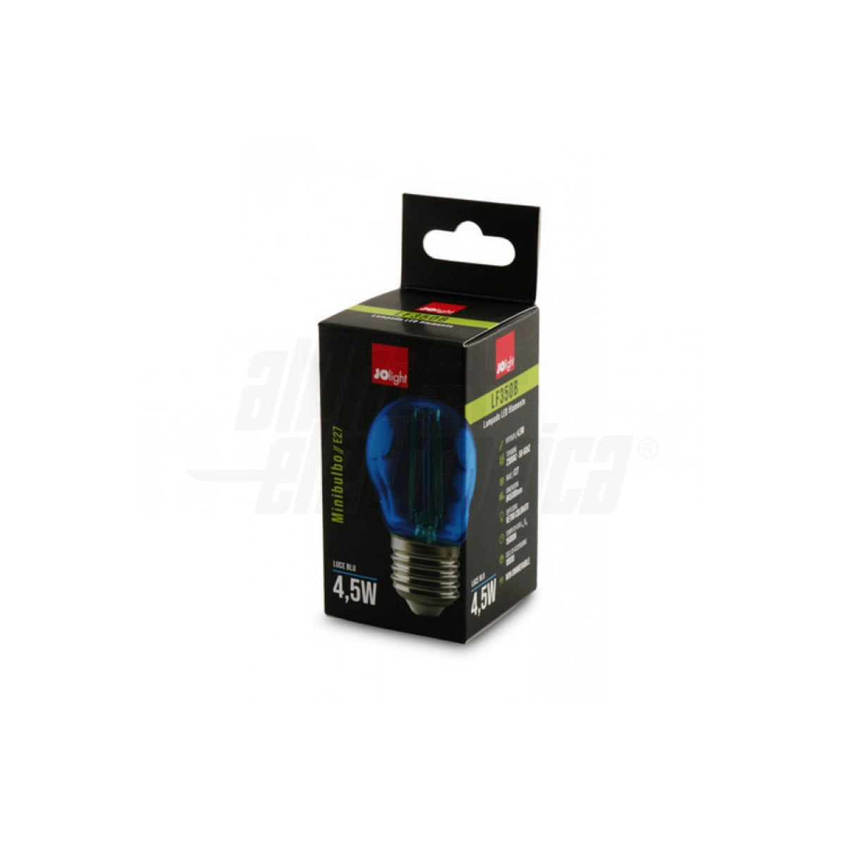 Lampadina LED Filamento Mini-Bulbo E27 4,5W Blu