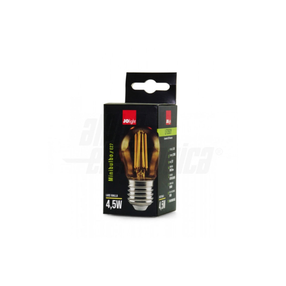 Lampadina LED Filamento Mini-Bulbo E27 4,5W Gialla