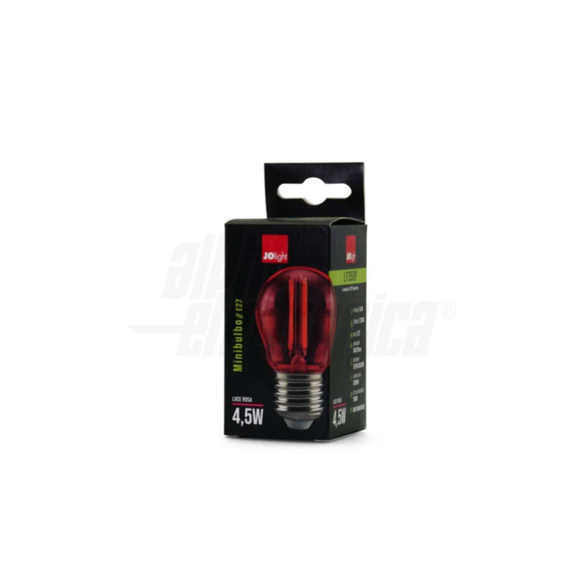 Lampadina LED Filamento Mini-Bulbo E27 4,5W Rosa