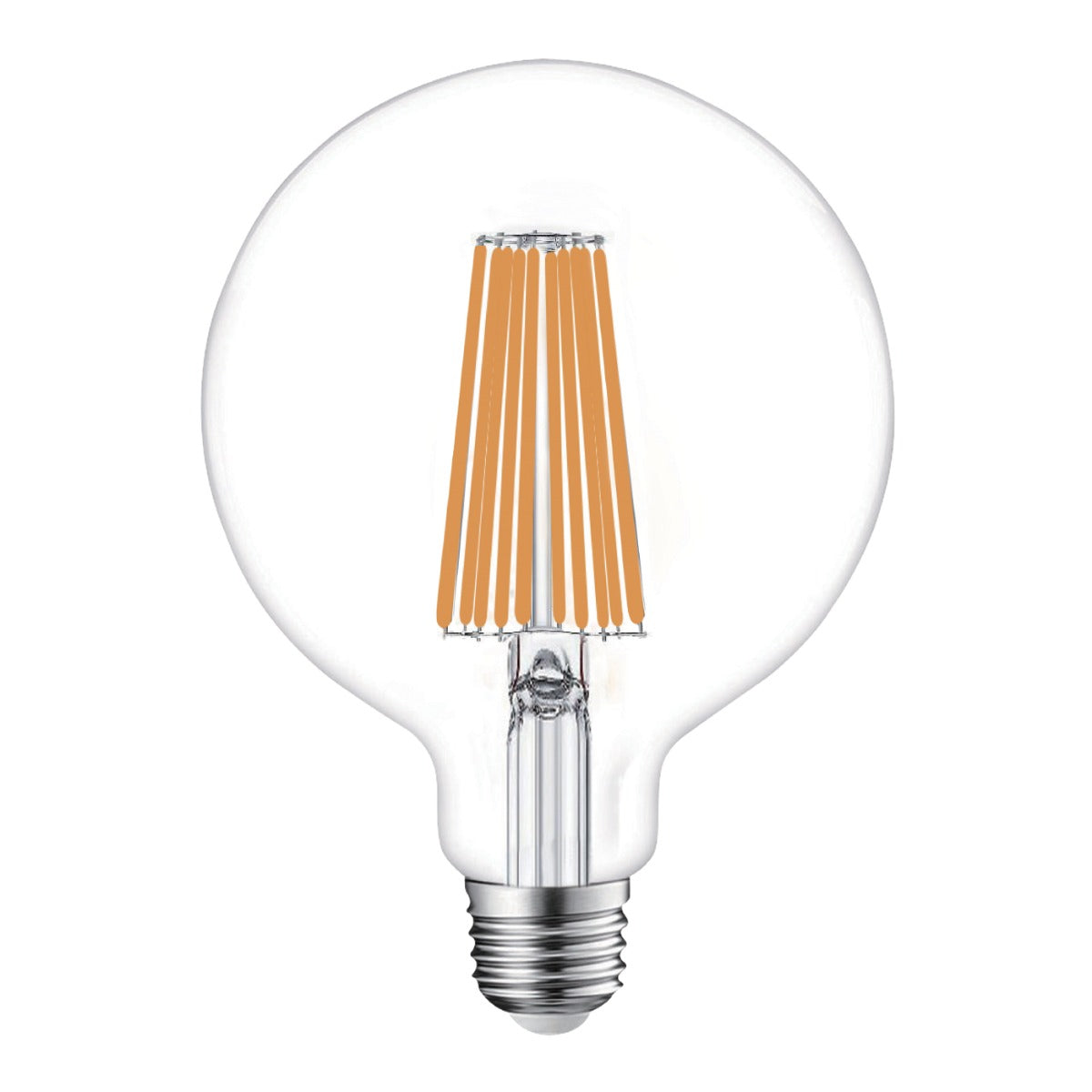 Lampadina Led Globo E27 18W 3200 Lumen 3000K 125mm Trasparente