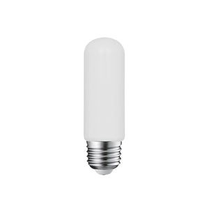 Lampadina LED tubolare T30 in vetro bianco, attacco E27, 10W 1400 lm