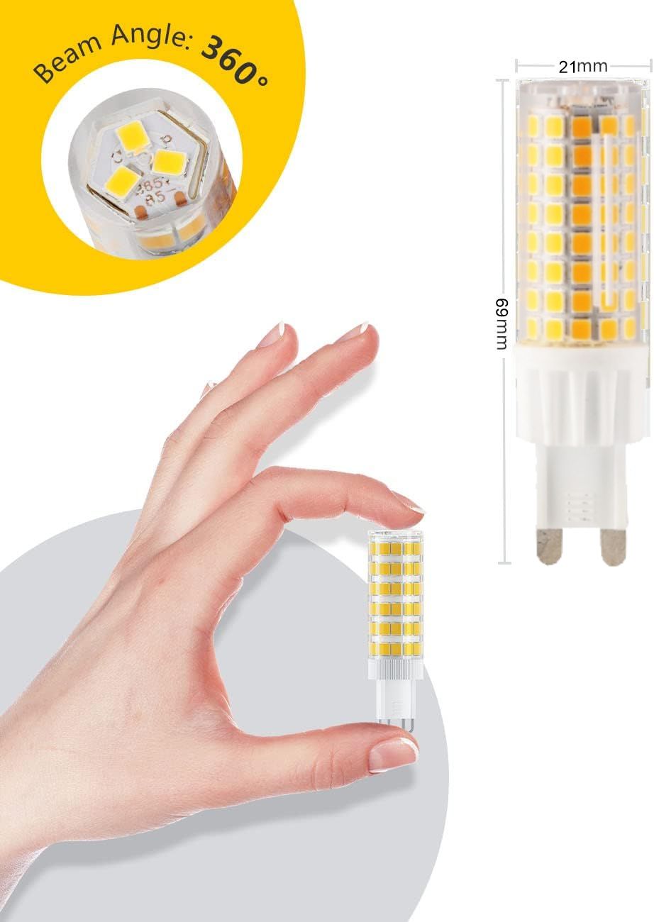 Ampoules LED G9 7W 820 Lumen Lumière Froide 6000K