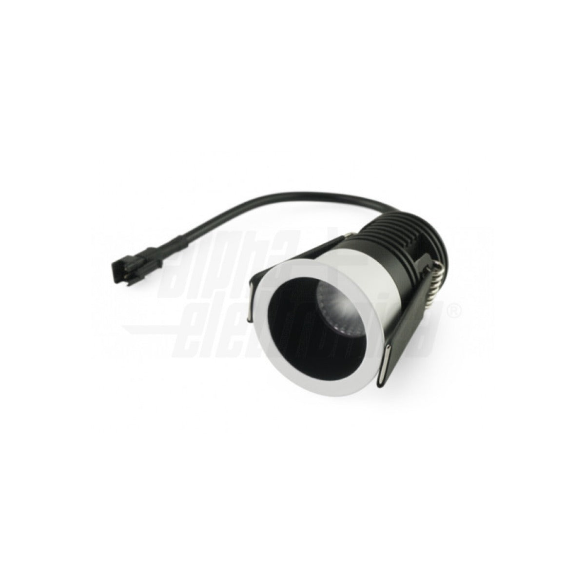 Mini Faretto LED da Incasso Atmos 4,8W Nero Ø40mm