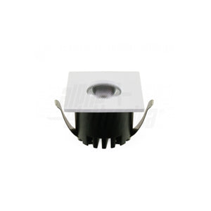 Mini Faretto LED da Incasso Quadrato Aurea 3W Bianco CRI90
