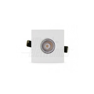 Mini Faretto LED da Incasso Quadrato Aurea 3W Bianco CRI90