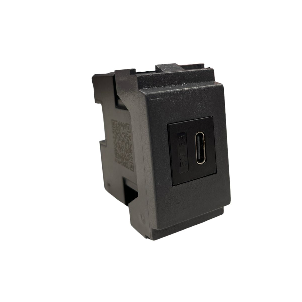 Presa USB Vimar Idea Tipo C da Muro 5V 3A 18W Carica Rapida Compatibile Vimar 16368 Grigio