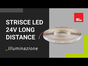 Strisce Led 24V Dimmerabile 15mt Long distance Professionale 15W/m Luce Naturale