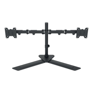 Supporto Doppio Monitor da Tavolo con Base 13-32 Pollici VESA 100x100 10 Kg x2