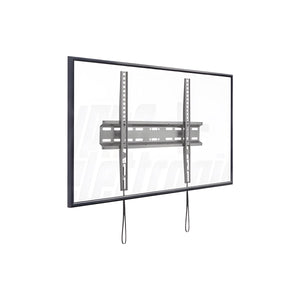 Supporto TV slim fisso con TV montato