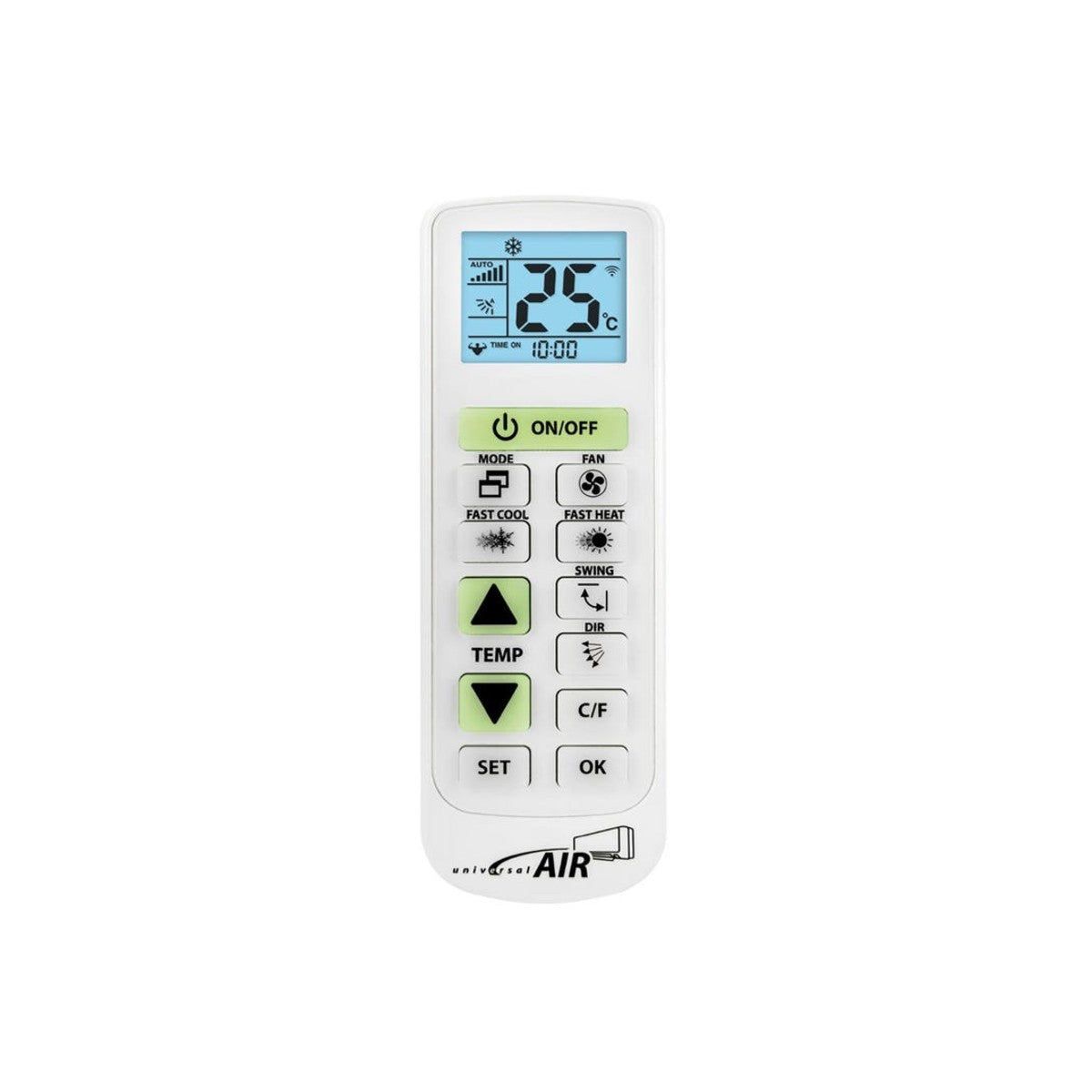 Telecomando Universale Climatizzatore Display Retroilluminato