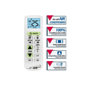 Telecomando Universale Climatizzatore Display Retroilluminato