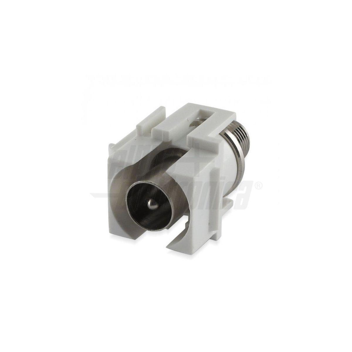 Adattatore RF a F frutto modulo keystone per cavi tv maschio femmina - Oniroview