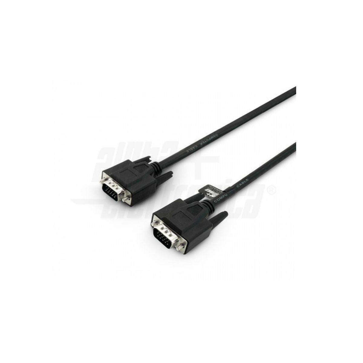 Cavo VGA maschio maschio 2mt eco, colore nero